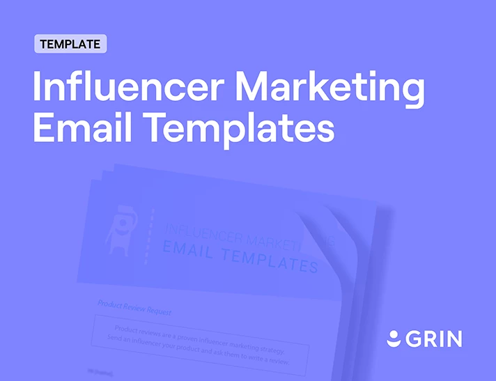 Influencer Marketing Email Templates cover image