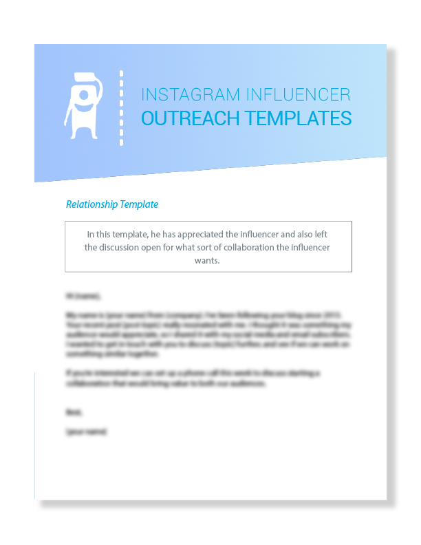 instagram influencer email outreach template sneak peek download