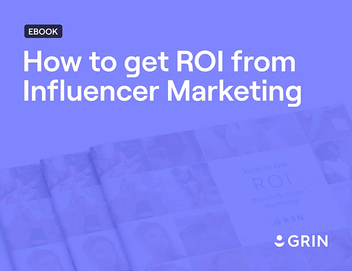 How to get ROI from Influencer Marketing Ebook cover image