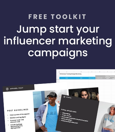 Free Toolkit Jump start your influencer marketing campaigns image