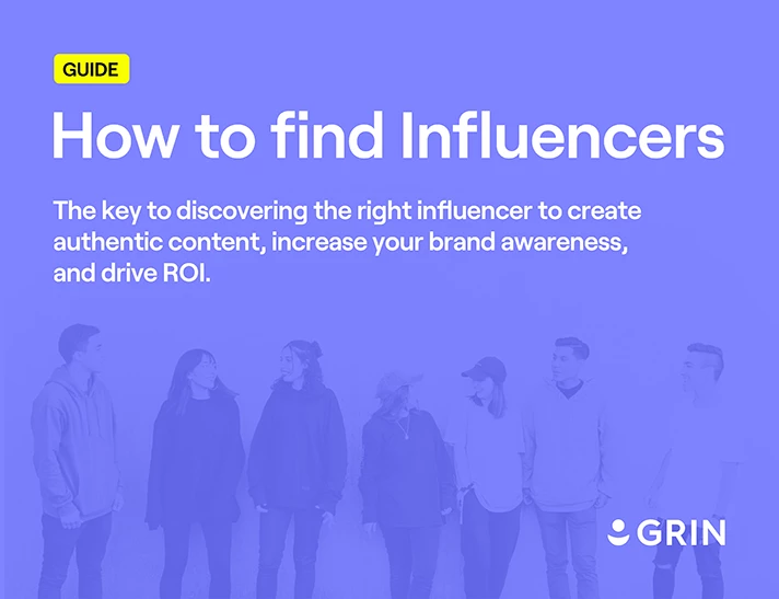 How to find influencers guide cover image