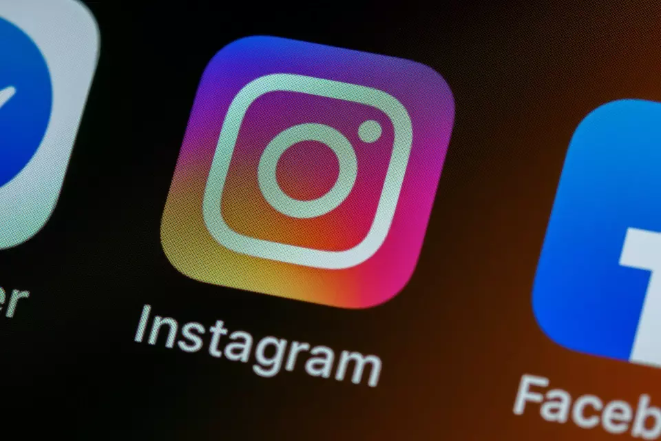 Instagram app among other apps