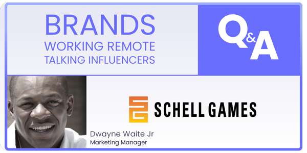 brands working remote talking influencers podcast webinar grin influencer marketing with schell games