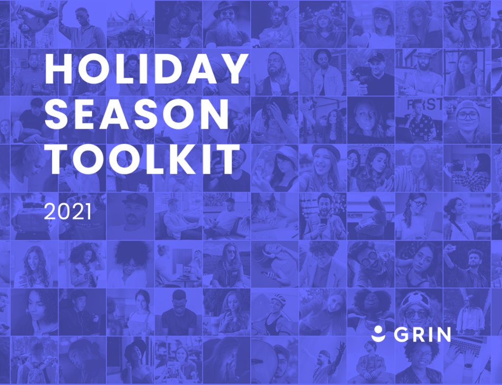 Holiday season toolkit on purple backdrop
