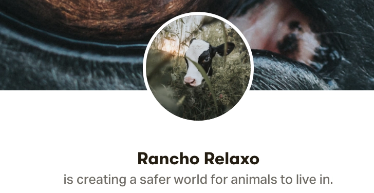 Screenshot of Rancho Relaxo homepage