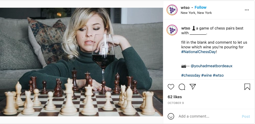 Screenshot of wtso Instagram post