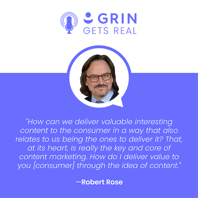 Grin Gets Real Podcast on ecommerce conversion rate optimization with a quote of Kurt Philip and his headshot