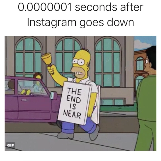 Homer Simpson Instagram meme