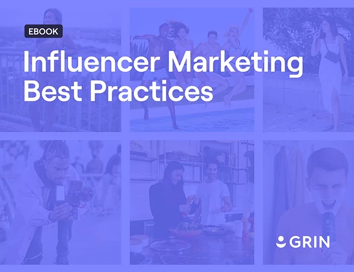 Influencer Marketing Best Practices ebook cover image