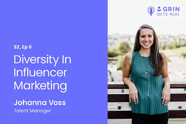Diversity in influencer marketing title image with Johanna Voss