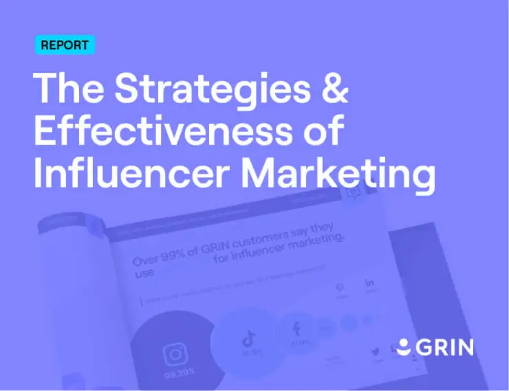 The Strategies & Effectiveness of Influencer Marketing Report title image