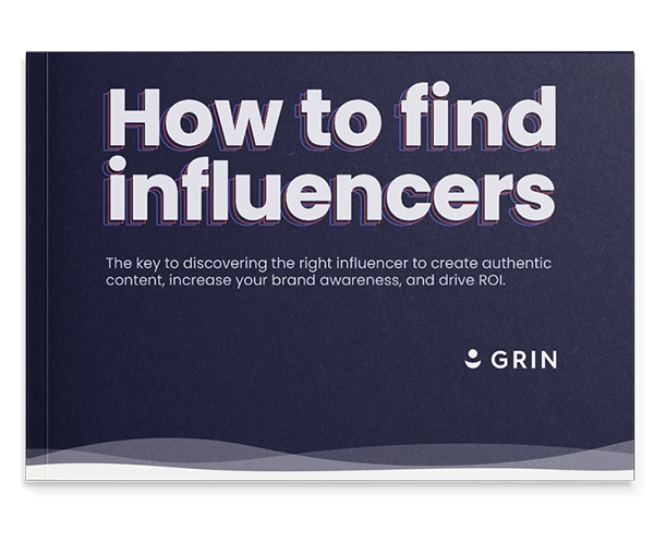 Cover of How to find influencers guidebook
