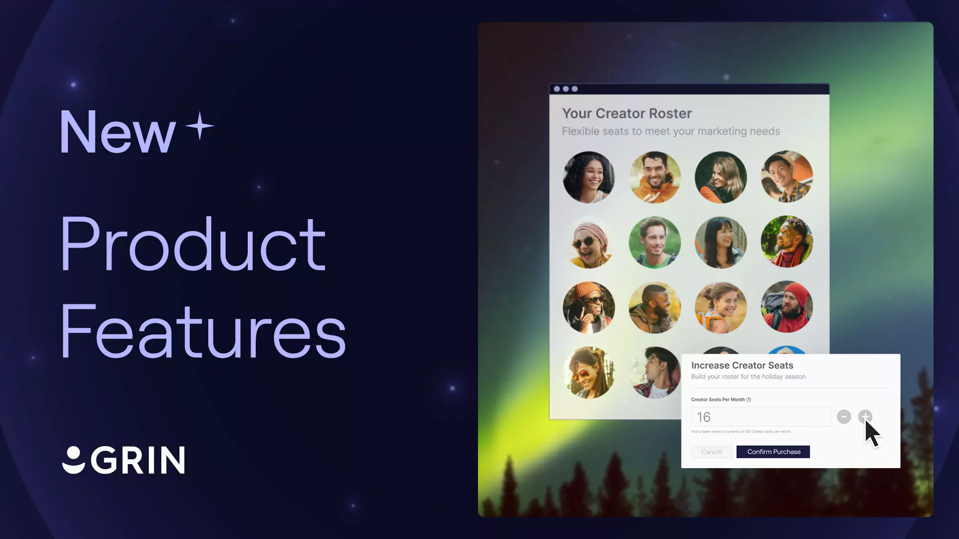 New Product Features featured image from GRIN