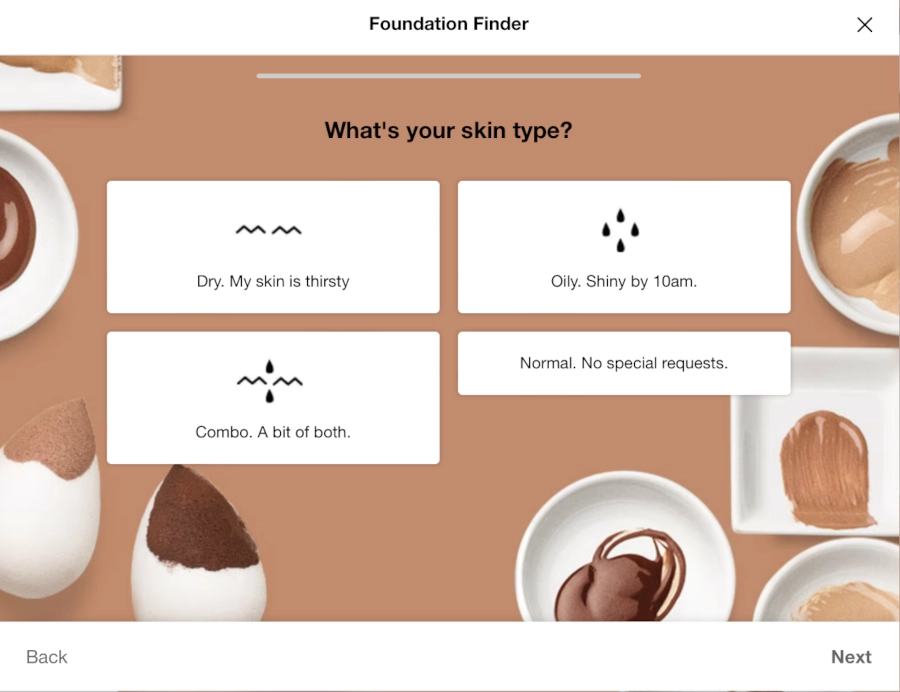 Foundation Finder quiz