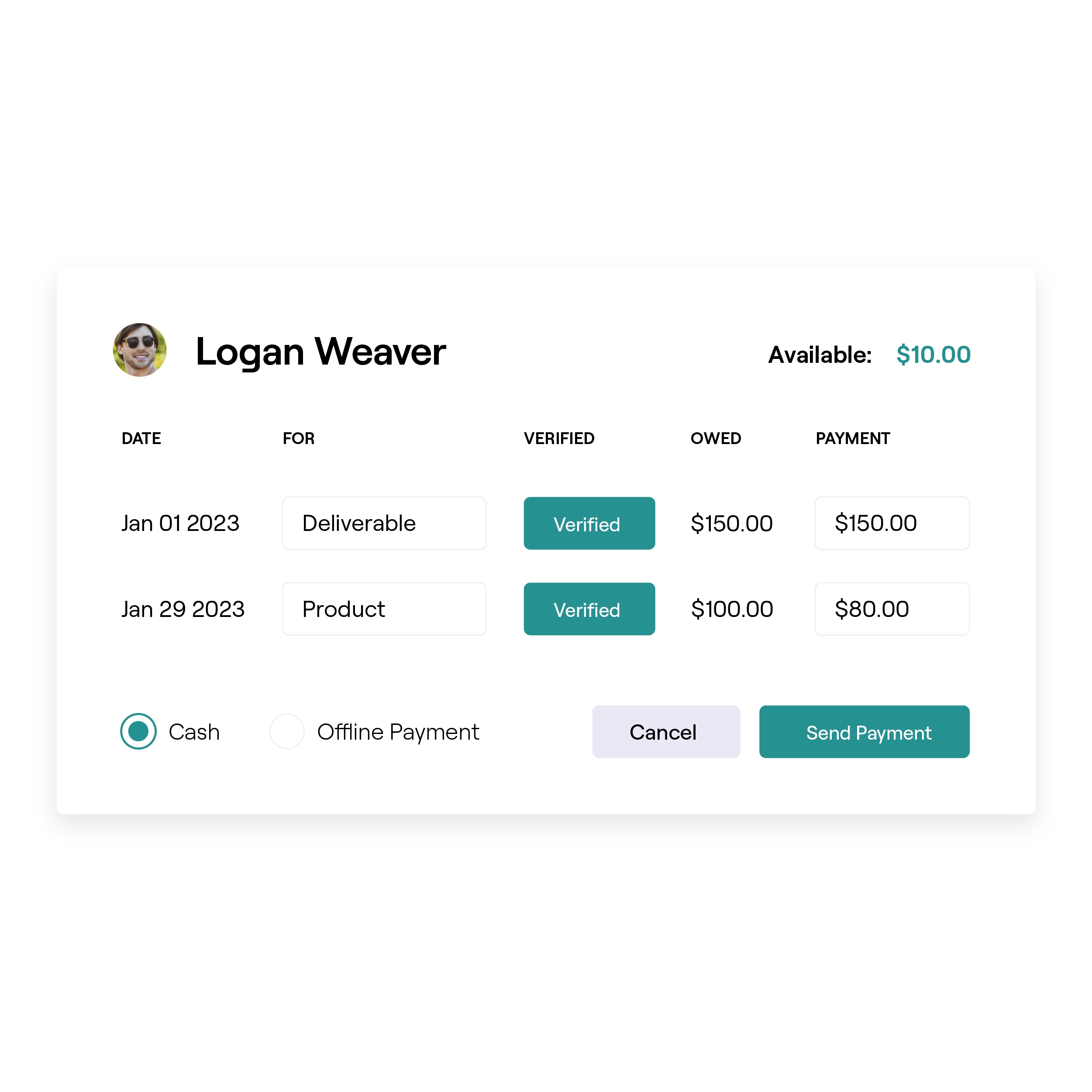 image of influencer payment system