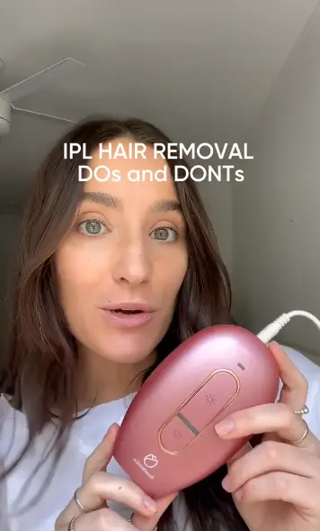 Screenshot of a TikTok user using a RoseSkinCo. product